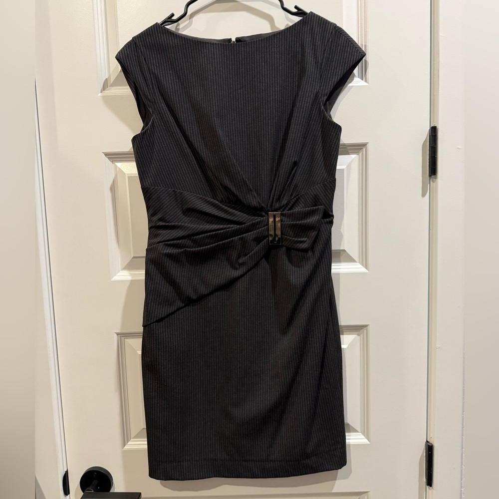 Anne Klein Pinstripe Sheath Dress Size 8